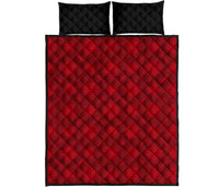 Red and Black Bandanas DB Quilt Set