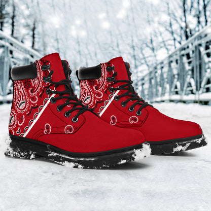 Classic Red Bandana All Season Boots