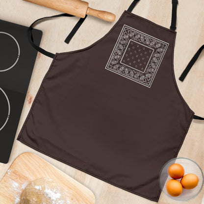 Brown Bandana Cooks Aprons