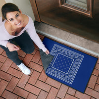 Royal Blue Bandana Door Mats