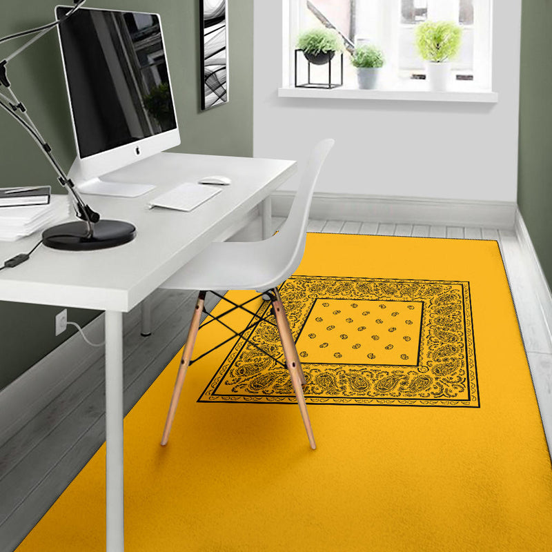 yellow office carpet