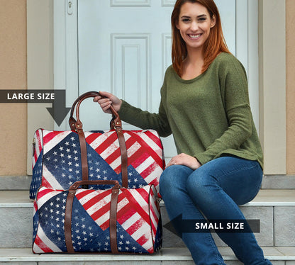 American Flag Bandana Travel Bag
