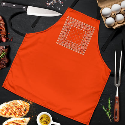 Orange Bandana Chef's Aprons