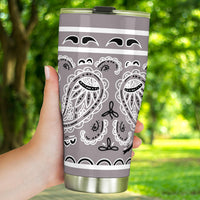 Classic Gray Bandana Tumblers