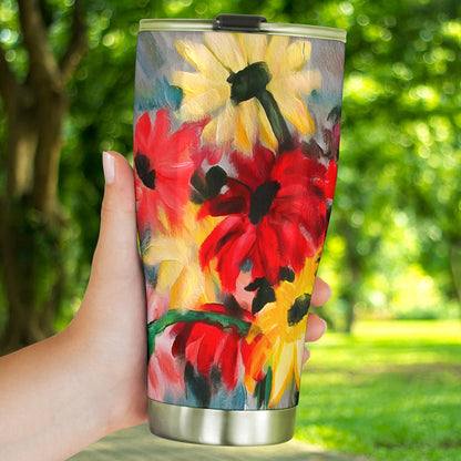 The Crystal Vase Fine Art Tumbler from Original Painting