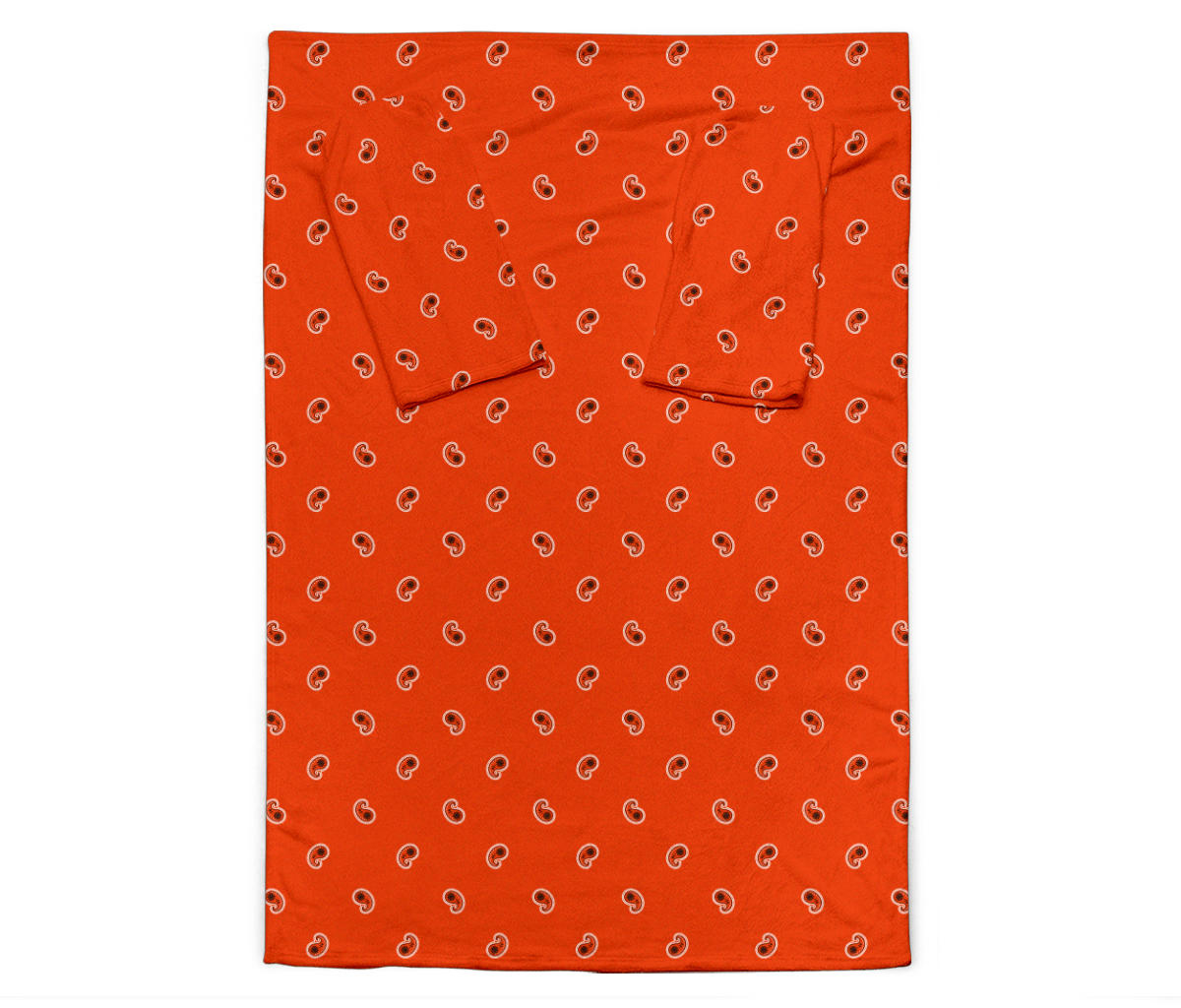 Perfect Orange Bandana Monk Blankets