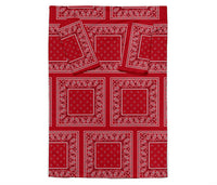 Classic Red Bandana Monk Blankets