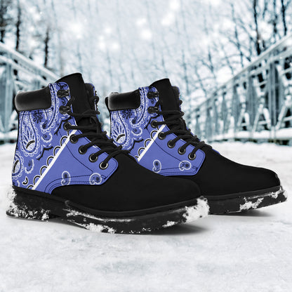 Ocean Blue Bandana Blackout All Season Boots