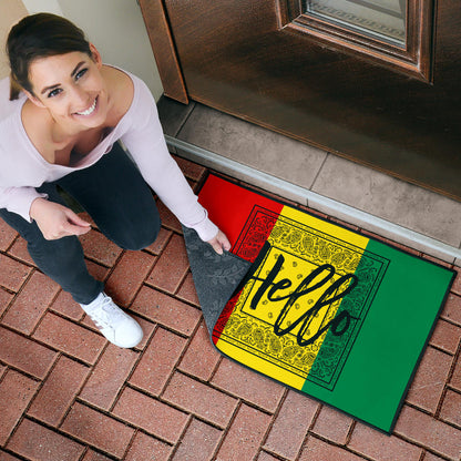 Rasta Bandana Greetings Door Mats