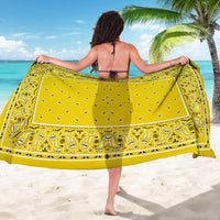 Sunshine Yellow Bandana Sarong