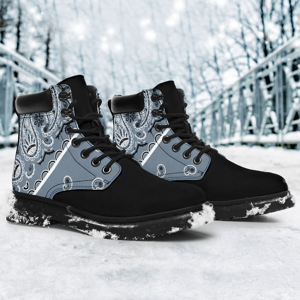 Slat Blue Bandana Blackout All Season Boots