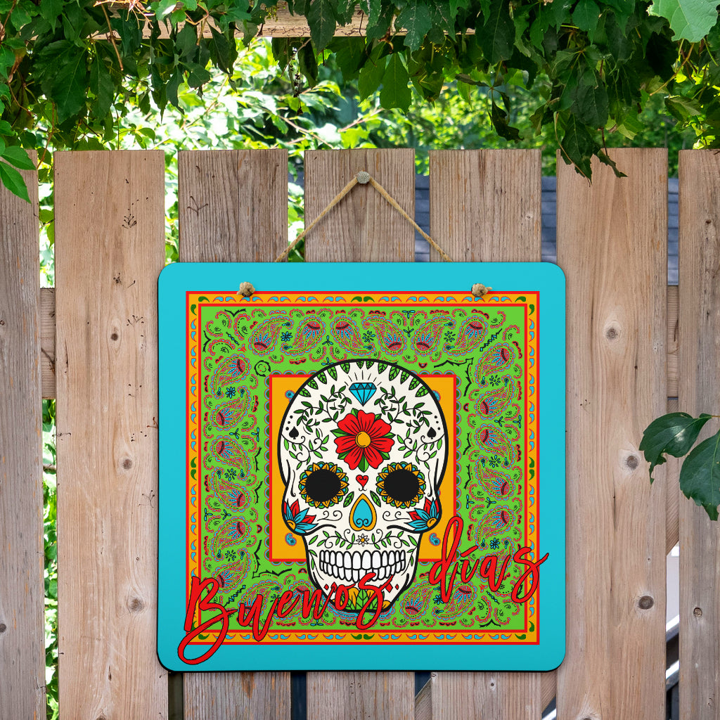 Sugar Skull Door Signs