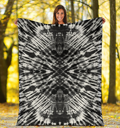 Ultra Plush Abyss Tie Dye Throw Blanket