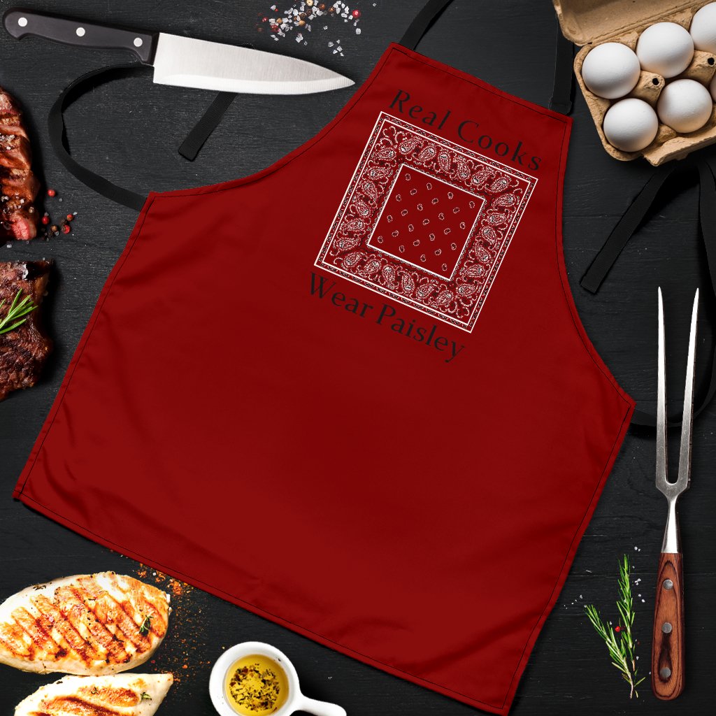 Real Cooks Wear Paisley Apron