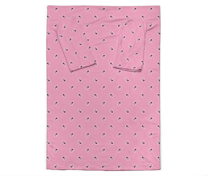 Pink Bandana Monk Blankets
