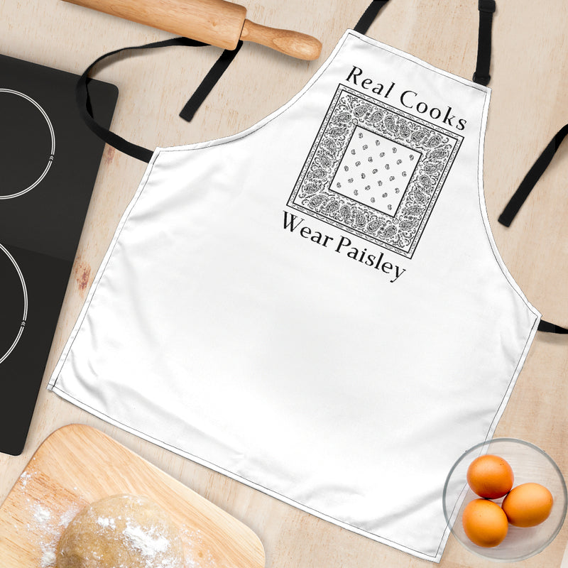 Real Chefs Wear Paisley Apron