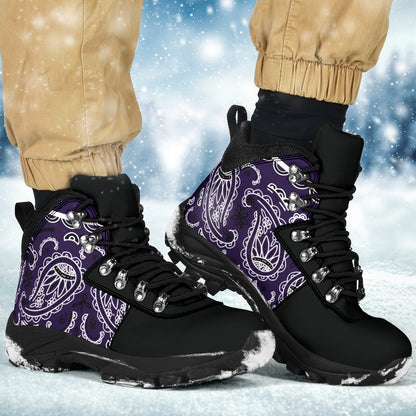 Royal Purple Bandana Alpine Boots