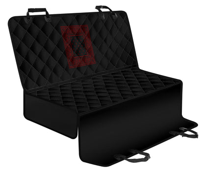 Black and Red Bandana Dog Seat Covers