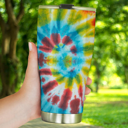 Boho Tie Dye Spiral Bandana Tumblers