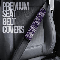 Royal Purple Bandana Seat Belt Covers - Styles