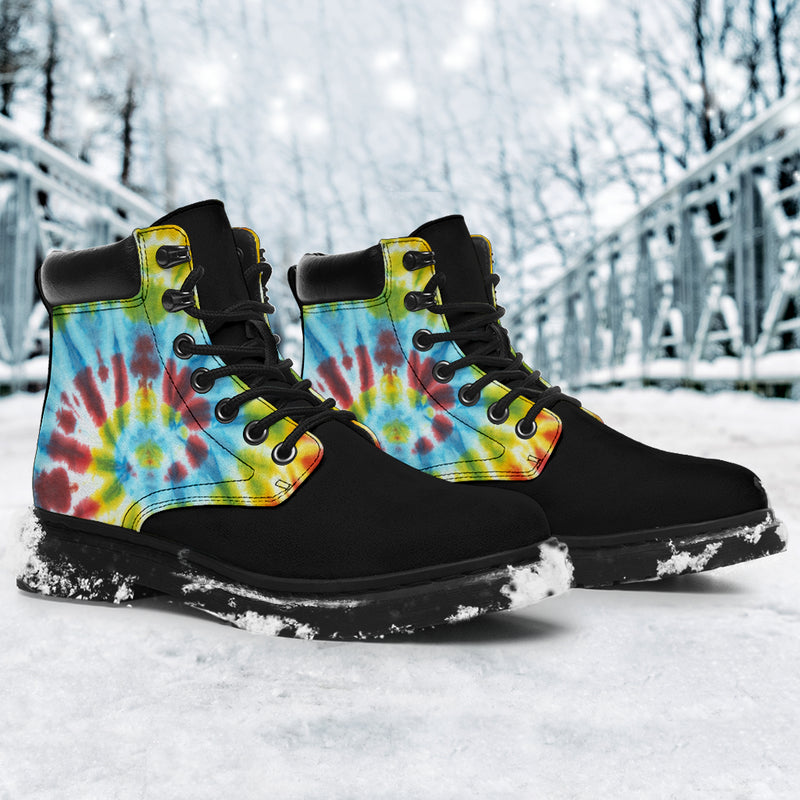 Tie Dye Spiral All Season Boots