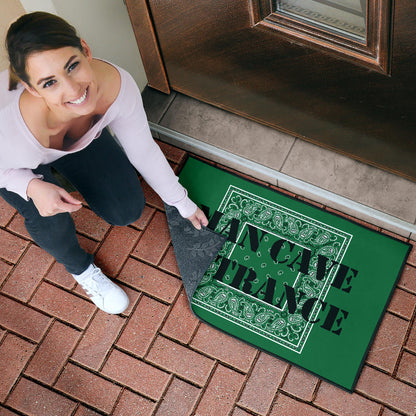 Classic Green Bandana Funny Door Mats