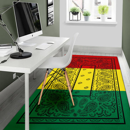 Rasta Bandana Area Rugs - Fitted