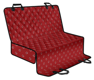 Red Paisley Car Dog Seat Covers