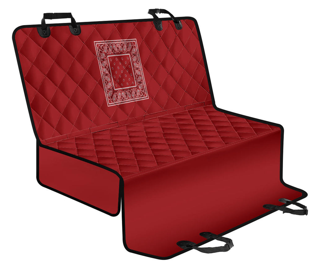 Classic Red Bandana Car Pet Seat Covers