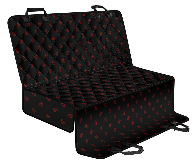 Black and Red Paisley Car Pet Seat Covers