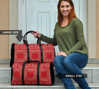 Classic Red Bandana Travel Bag
