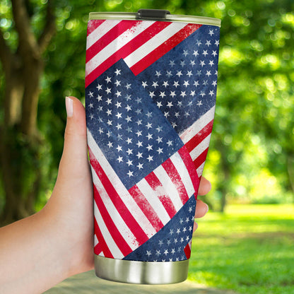 American Flag Bandana Tumblers