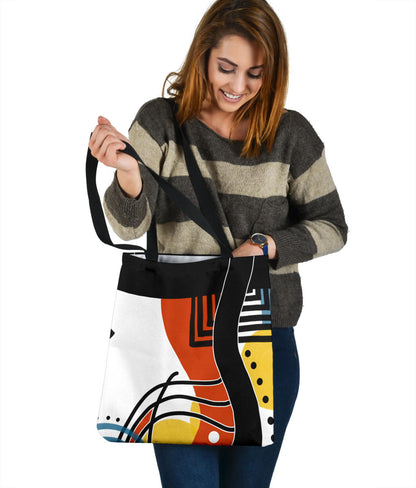 Retro Abstract Tote Bag 1
