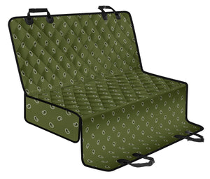 Army Green Paisley Car Dog Seat Covers