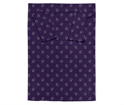 Royal Purple Bandana Monk Blankets