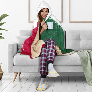 Mexico Flag Hooded Blankets
