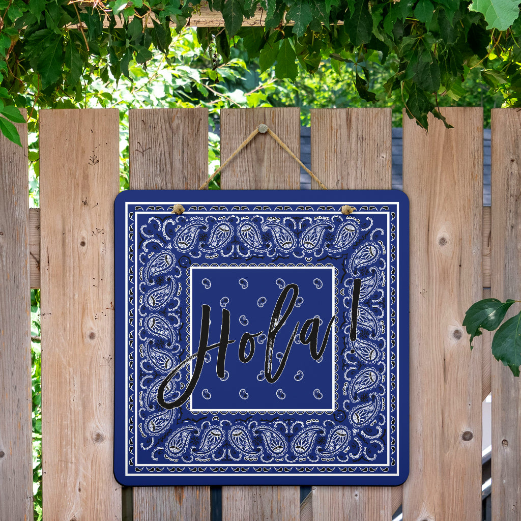 Royal Blue Bandana Signs