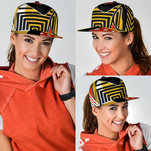 Retro Abstract Art Snapback Hat