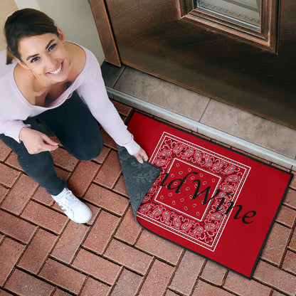 Classic Red Bandana Funny Door Mats