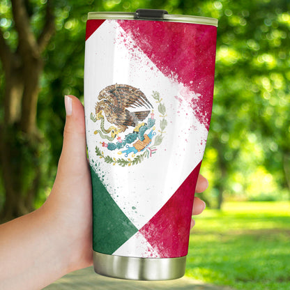 Mexico Flag Patches Tumblers