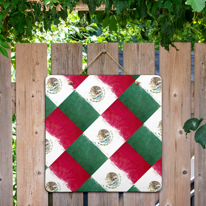 Mexican Flag Door Signs