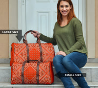 Perfect Orange Bandana Travel Bag