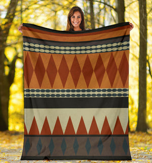 Southwestern Tribal Pattern Fleece Blanket