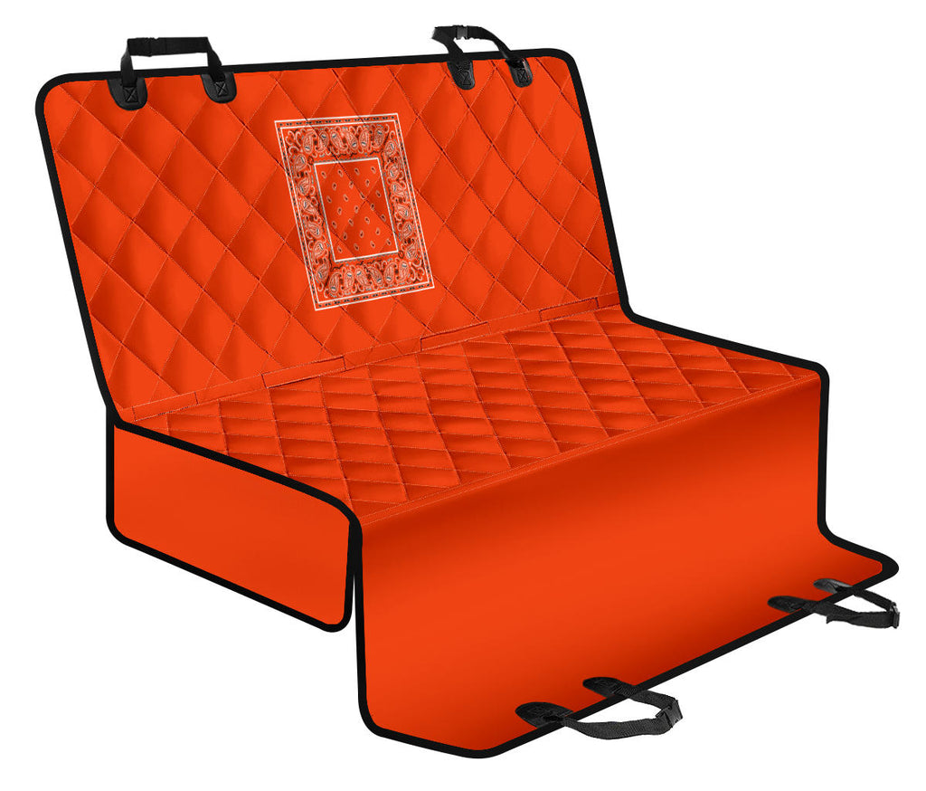 orange car seat cover for dogs