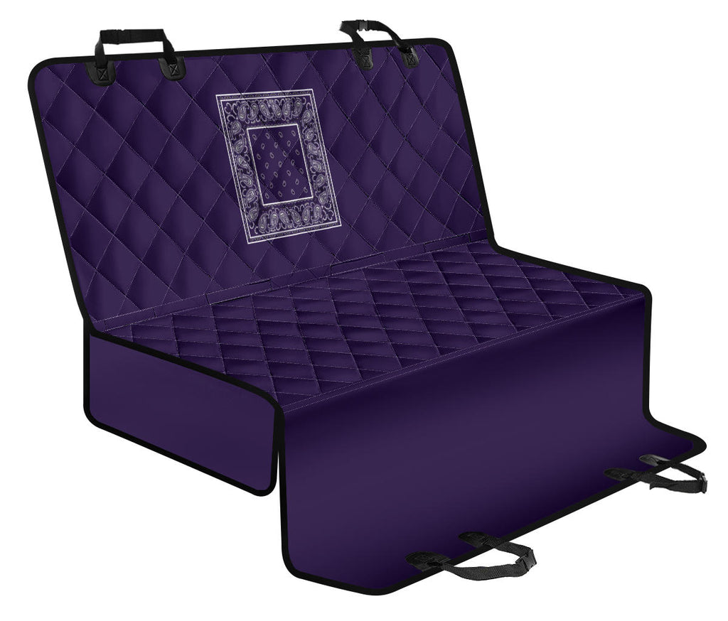 purple pet safety seat for vans