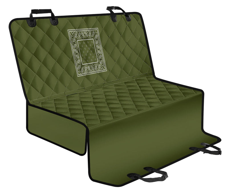 army green dog car seat cover