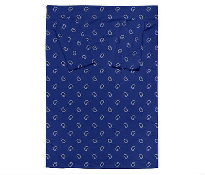 Royal Blue Bandana Monk Blankets