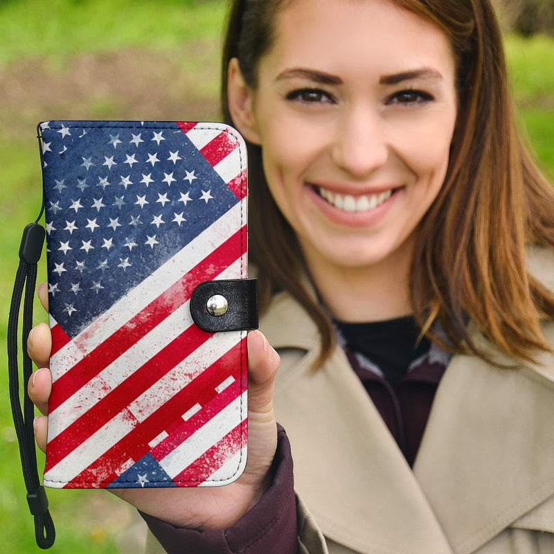 Flag Bandana print phone case wallets for Smart Phones