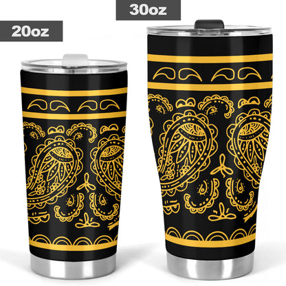 Black Gold Bandana Tumblers