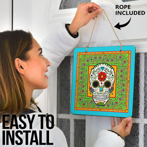 Sugar Skull Door Signs